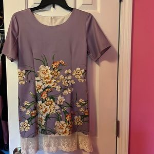 As is purple floral nightgown